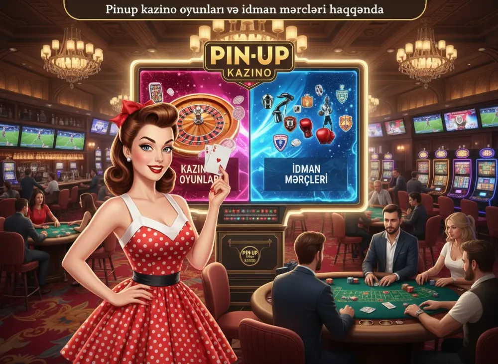 Pinup kazino oyunları və idman mərcləri haqqında